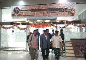 Ketua Umum PBNU KH Said Aqil Siradj Tiba di Palu