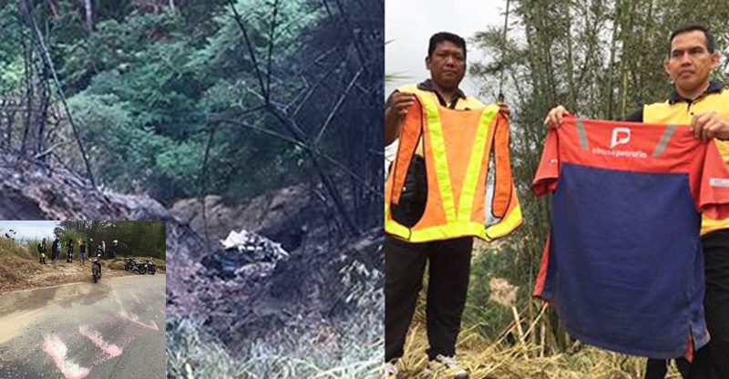 Akibat Rem Blong, Truk Tangki BBM ini Masuk Jurang dan Terbakar