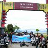 Touring Komunitas Motor Yamaha Palu, Dirangkaikan Kegiatan Bakti Sosial