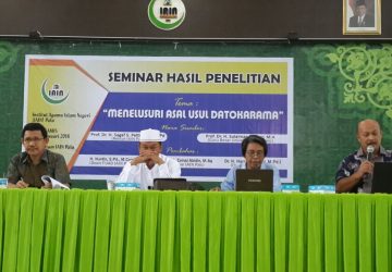 Rektor IAIN Palu Dukung Penelitian Pembawa Ajaran Islam di Sulteng
