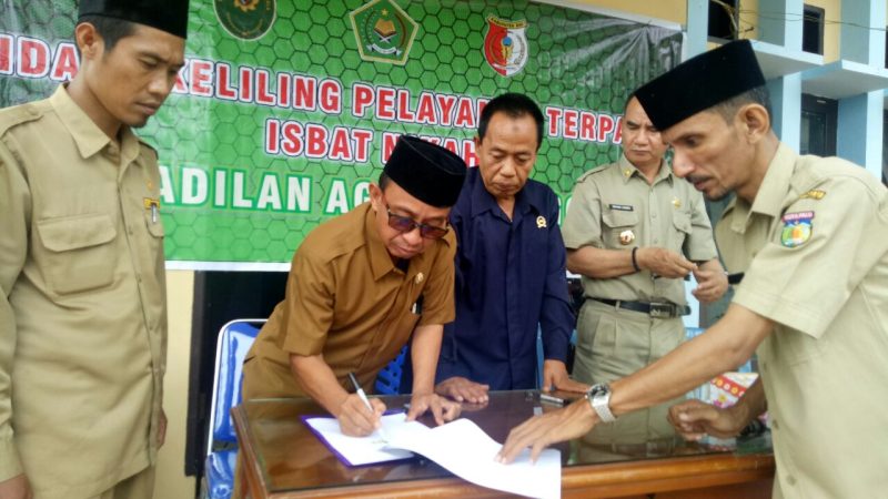 Di Sigi, Yang Menikah Langsung Dapat Buku Nikah dan KK