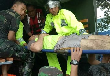 Banjir Mamuju, Seorang Polisi Tak Sadarkan Diri