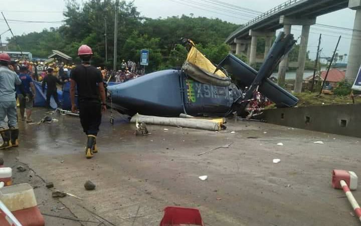 Helikopter PT. IMIP Jatuh, 1 Orang Meninggal Dunia