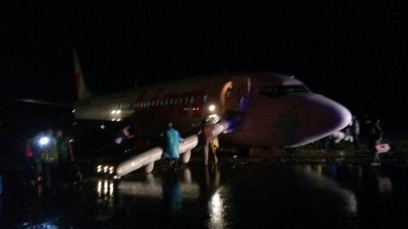 Pesawat Lion Air Tergelincir di Gorontalo, Kru dan Penumpang Selamat