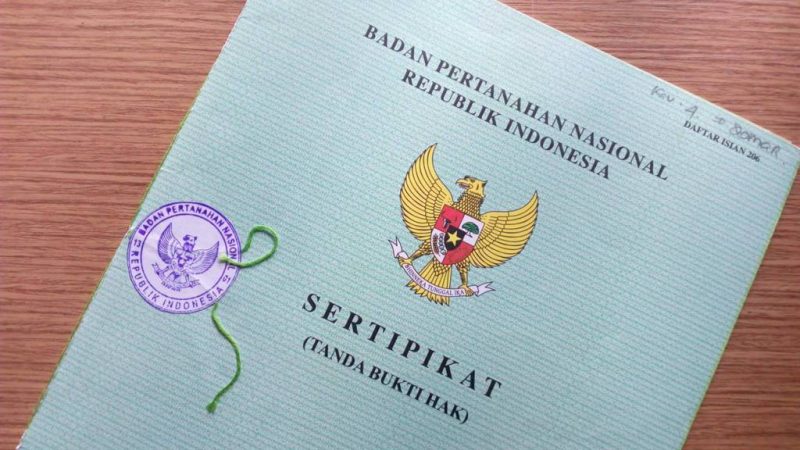 Sekarang, Sertifikat Tanah Sudah Bisa Digadaikan