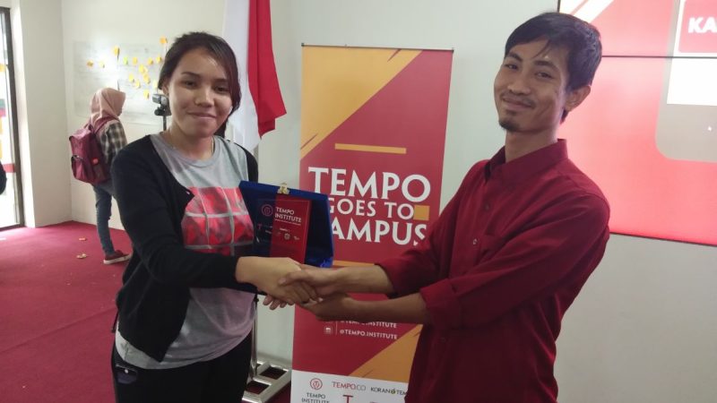 Tingkatkan Literasi, Tempo Institut Gelar Goes To Campus di Palu