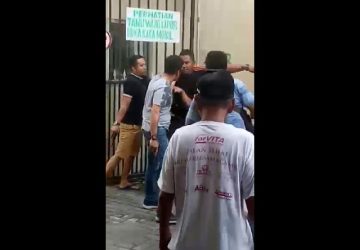 Video Polisi Berpistol Vs Satpam Bersamurai