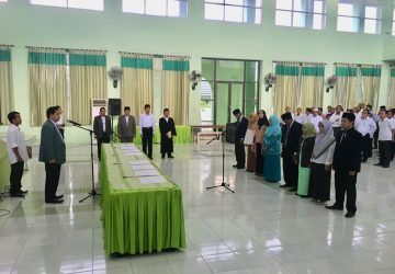 Rektor IAIN Palu Lantik Delapan Pejabat Administrator