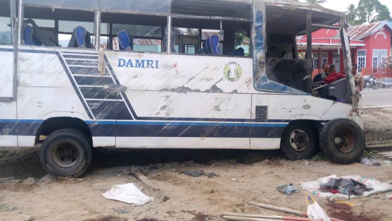 Bus Damri Jurusan Buol-Palu Kecelakaan, Tiga Penumpang Meninggal