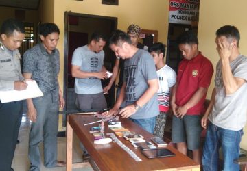 Polsek Kasimbar Tangkap Tiga Pengedar Sabu di Posona