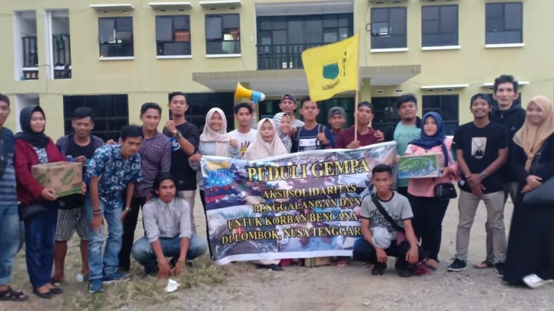 Gempa Lombok, PMII Mamuju Galang Dana