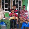Dua Jam Tertimbun Runtuhan Bangunan, Kades Bulubete dan Bocah Dua Tahun Selamat Dari Maut