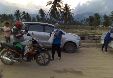 PMII Bagikan 300 Masker di Desa Sibalaya