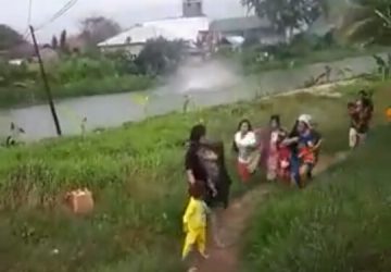 Breaking News: Puting Beliung di Mamuju, Warga Berhamburan Lari