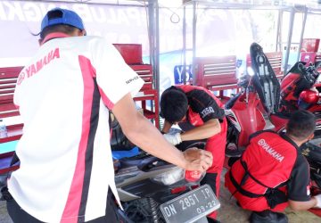 Palu Bangkit, Yamaha Gelar Service Gratis