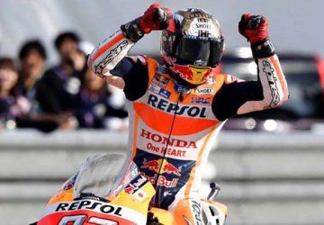 Marquez Juara, Rossi Tergelincir Dramatis