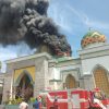 Masjid Agung Belopa Luwu Terbakar