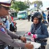 Satlantas Polres Palu Sosialisasi Millennial Road Safety Festival