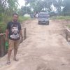 PUPR Sigi Bangun Jembatan Darurat di Desa Rogo