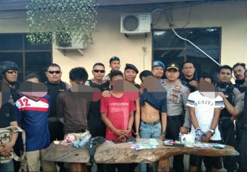 Polres Palu Tangkap 6 Pria dan Sita Puluhan Paket Narkoba