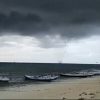 Heboh, Angin Puting Beliung Diduga di Laut Donggala