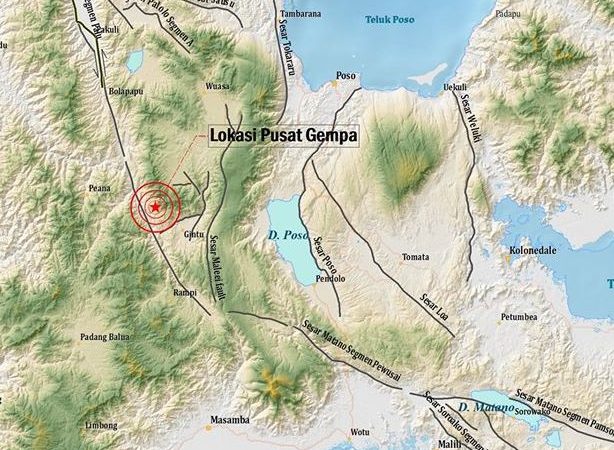 Gempa Magnitudo 2.7 Terjadi di Poso