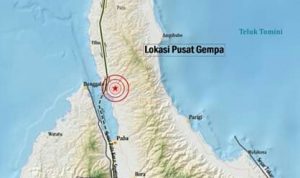 Gempa Magnitudo 3,4 Terjadi di Wani