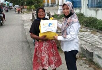 Kementrian PUPR Melalui BPJN XIV Palu Salurkan 400 Paket Sembako