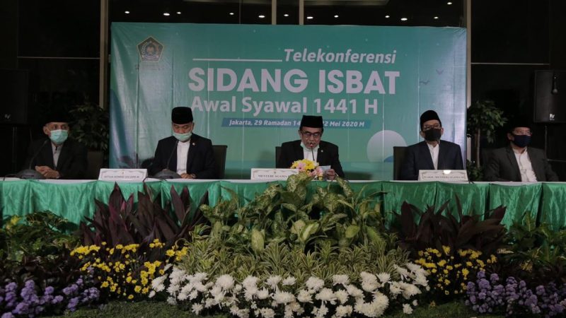 Pemerintah Tetapkan 1 Syawal 1441H Jatuh Pada 24 Mei