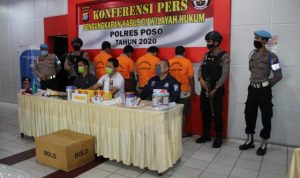 Polres Poso Tangkap Spesialis Pencuri Toko Sembako Lintas Daerah