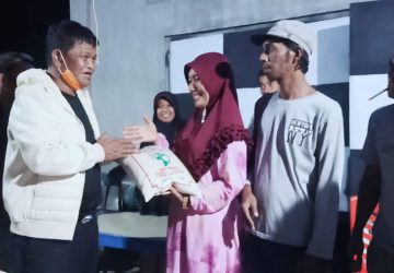 Rusdy Mastura Beri Bantuan Korban Banjir di Boyantongo Parigi Moutong