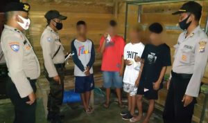 Asik Hisap Lem Fox, 4 Remaja di Batui Diringkus