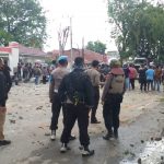 Demo Mahasiswa Tolak UU Ciptaker di Palu Ricuh