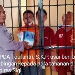 Inovasi Aipda Toufantri Buat Perpustakaan Mini di Rutan Polres Sigi