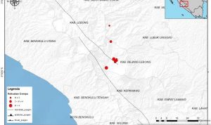 Rentetan Gempa Kerak Dangkal Guncang Curup Bengkulu