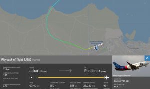 Sriwijaya Air SJ182 yang Hilang Kontak Gunakan Pesawat Berusia 26 Tahun