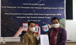 Bank Indonesia dan Pemkab Sigi Kerja Sama Bentuk TP2DD