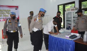 Bid Propam Polda Sulteng Tes Urine dan Gaktibplin di Sigi