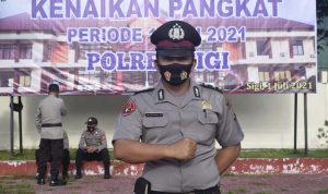 Kado Indah di Hari Bhayangkara ke 75, Paur Humas Polres Sigi ini Naik Pangkat