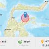Gempa Kembali Guncang Tojo Unauna, Bermagnitudo 6,5