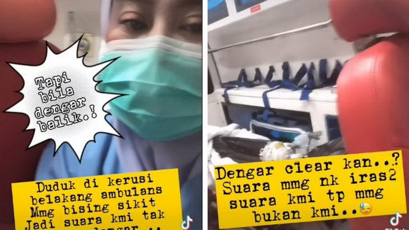 MERINDING! Ada Suara Nyanyian Misterius di Dalam Ambulans Nakes Malaysia Ini