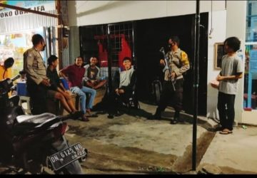 PPKM di Sigi, Polsek Biromaru Rutin Patroli Malam