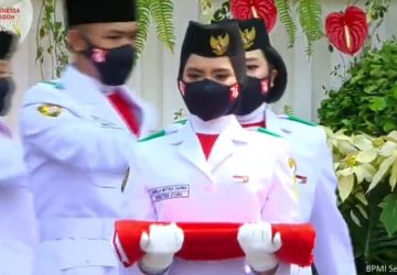 Profil Ardelia Muthia Zahwa dan Tim Pasukan Pengibar Bendera Pusaka di HUT ke-76 RI