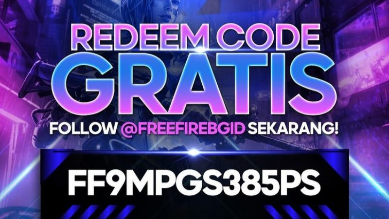 Kode Redeem FF 22 Agustus 2021 Terbaru dari Garena, Segera Tukarkan