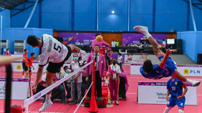 Gorontalo Sabet Dua Emas di Cabor Sepak Takraw Putra