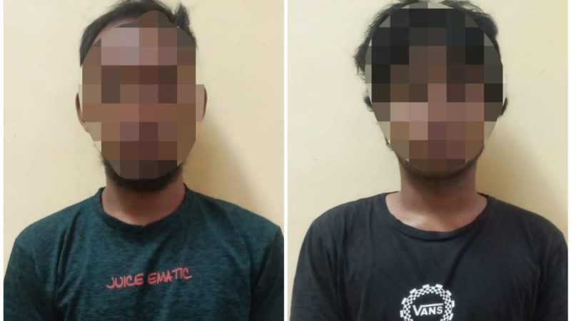 Kantongi Sabu, Dua Warga Rogo Dringkus Polres Sigi