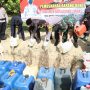 Penghujung Tahun, Polres Sigi Musnahkan Ribuan Liter Miras