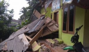 Rumah Rusak Pasca Gempa Banten Capai 257 Unit
