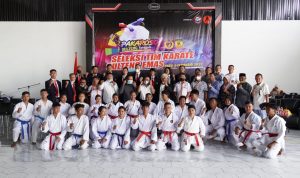 Ketua Komisi IV Hadiri Seleksi Tim Karate Sulteng Emas