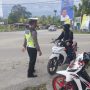 Lantas dan Sabhara Polsek Biromaru Giat Gatur Lalin Pagi
